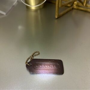 Coach Vintage Mahogany hangtag